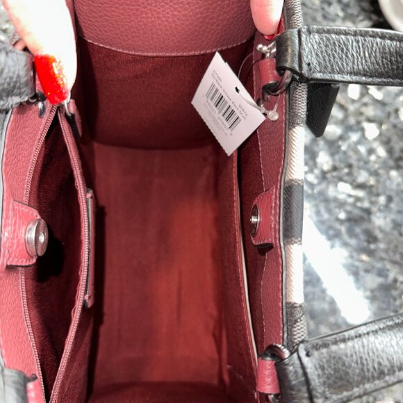 NWT - Coach Dempsey Signature Jacquard Women's Tote Bag - Picture 7 of 9